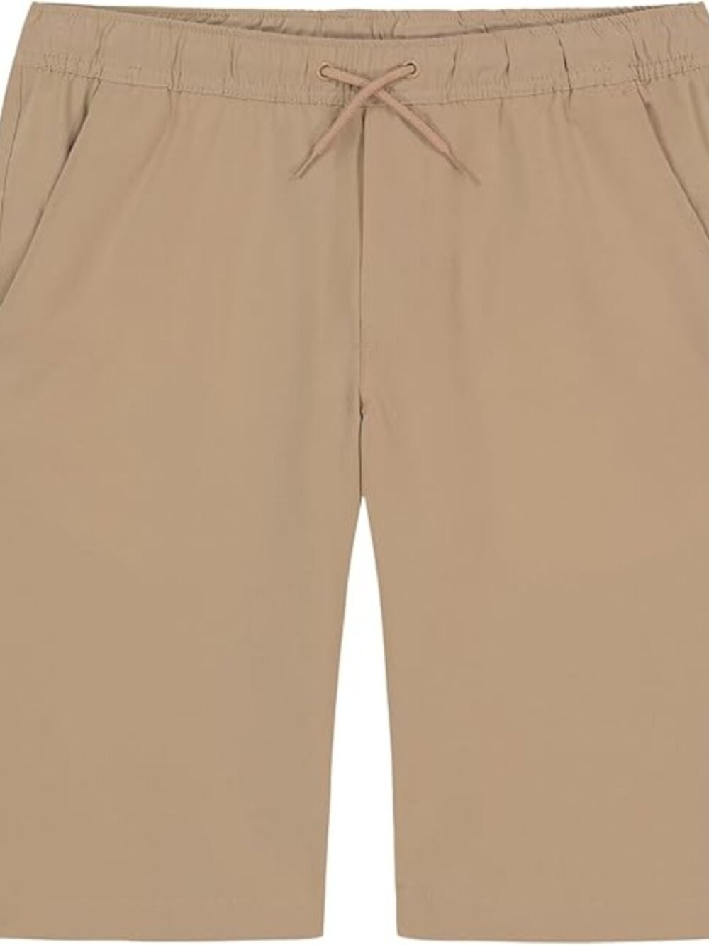 Nautica School Uniform Shorts Boy’s Size 12 Husky Khaki Pull-On Drawstring Waist